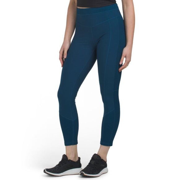 JOHNNY WAS Seaside Jacquard Blocked Stretch Leggings - Picture 1 of 2